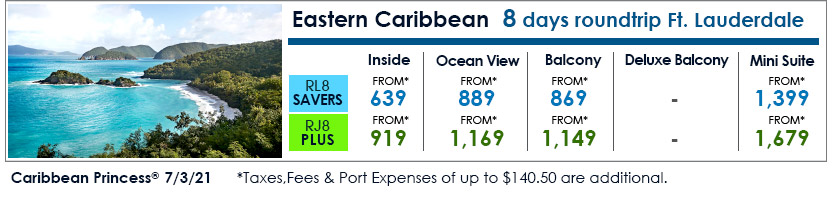 Princess Cruises：Cruise Deals and Air Steals!