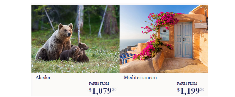 Princess Cruises：Cruise Deals and Air Steals!