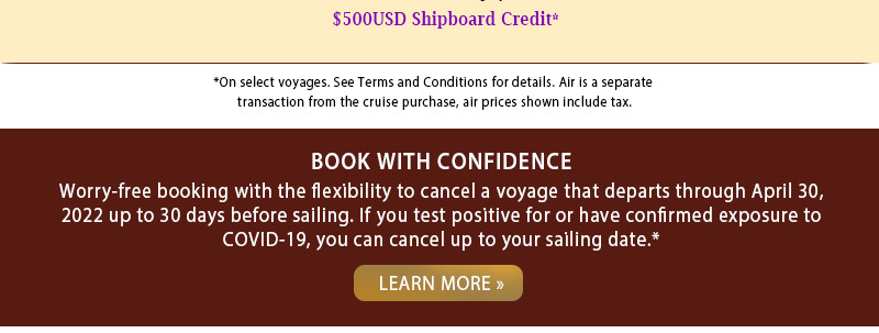 Princess Cruises：Cruise Deals and Air Steals!