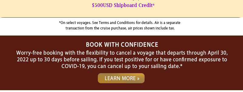 Princess Cruises：Cruise Deals and Air Steals!